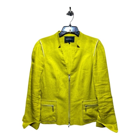 Lafayette 148 (NYC) Cropped Linen Blazer - Picture 1 of 3